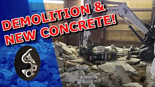 Shop Update #4 - Spraybooth Demo and New Concrete