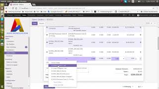 Display Total number of Products and Quantity on Sales Order in Odoo v10