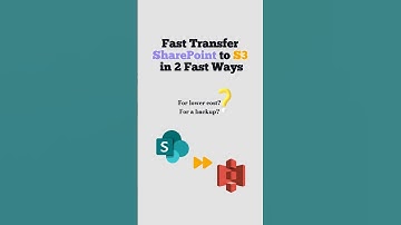 Fast Transfer SharePoint to S3 in 2 Proven Ways #multcloud #cloudstorage #cloudmigration