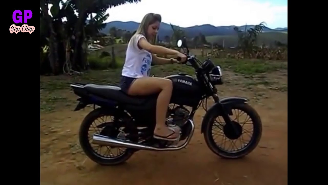 girl riding royal enfield