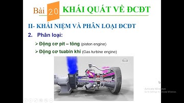 CÔNG NGHỆ 11 - BÀI 20 - KHÁI QUÁT VỀ ĐỘNG CƠ ĐỐT TRONG