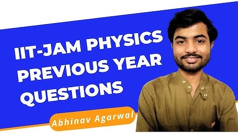 IIT-JAM Physics Previous Year Questions|| Quantum mechanics
