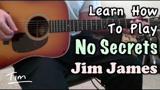 Video thumbnail of "Jim James No Secrets Guitar Lesson, Chords, and Tutorial"