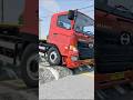 Truck Hino Trailer Vs Speedbump