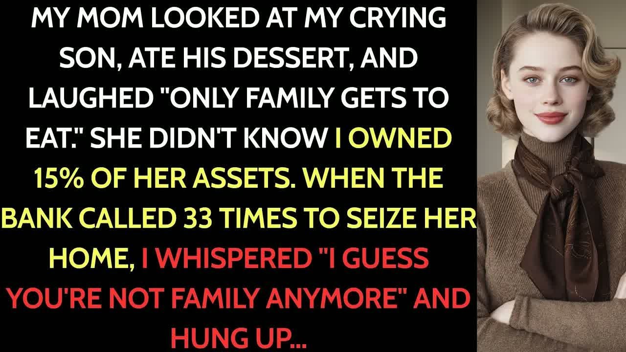 My Mom “Forgot” to Save Dessert for My Son at the Christmas Party and Said,“Only Family Gets to