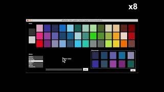 Affective Color Palette Recommendations with Non-negative Tensor Factorization