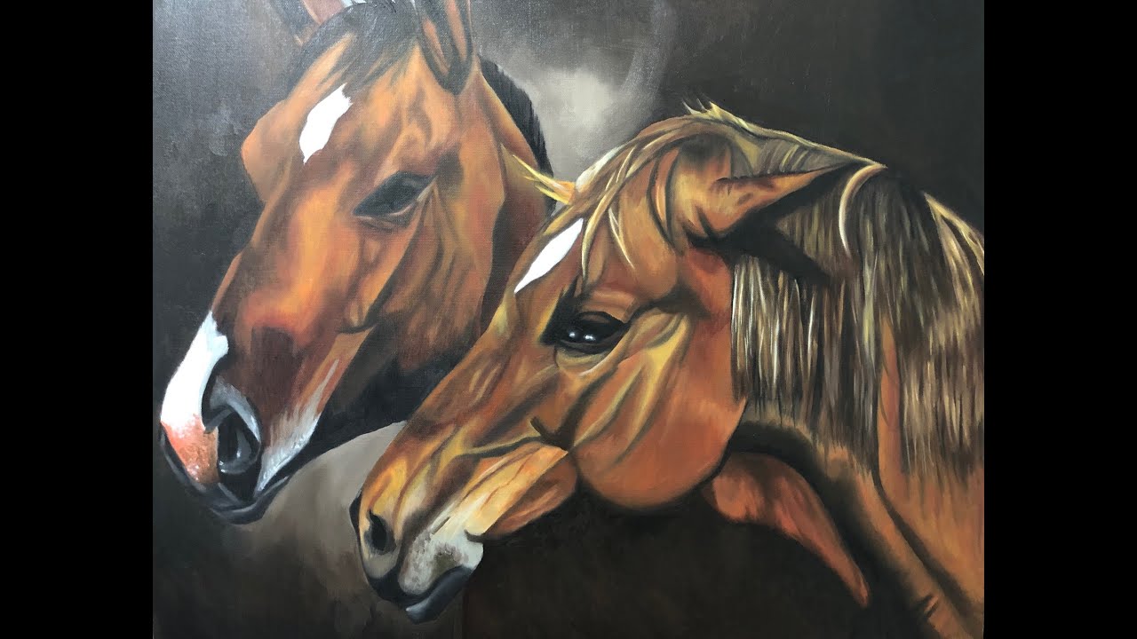 How to Paint horses in oils part 2
