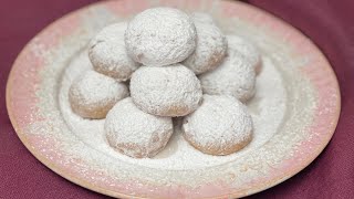 Snowball Cookies Santa Will Love - Greek Christmas Cookies | Kourabiedes