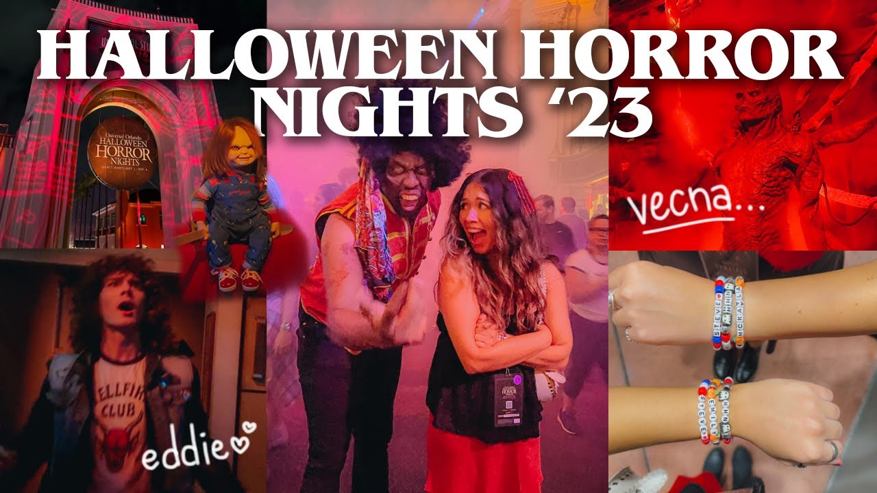 come with me INSIDE all 10 Halloween Horror Nights houses!! 👻 HHN 32 OPENING NIGHT VLOG