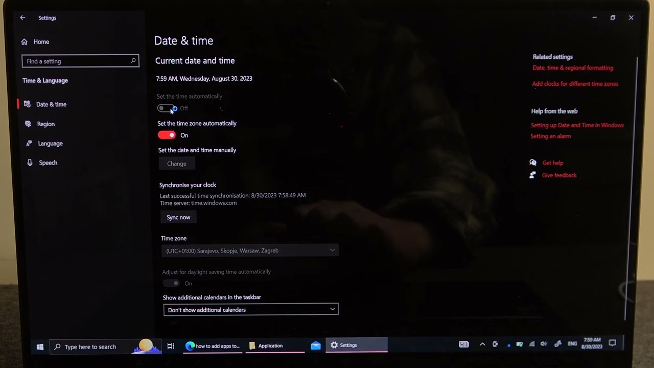 How To Manually Adjust Date & Time Settings In Samsung Galaxy Book Pro
