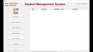 Student Management System with MySQL using Python (Part - 2)