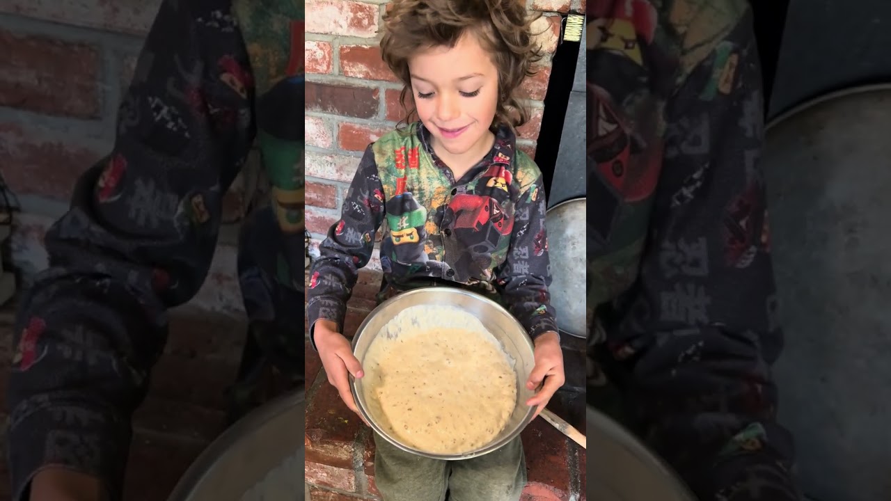 Yeast talk on Imbolc with Chef Jasper, preparing to make leavened cross buns and pizza sun