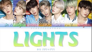 BTS (防彈少年團) - ‘Lights’ (Kan\/Rom\/Eng Colour Coded Lyrics)