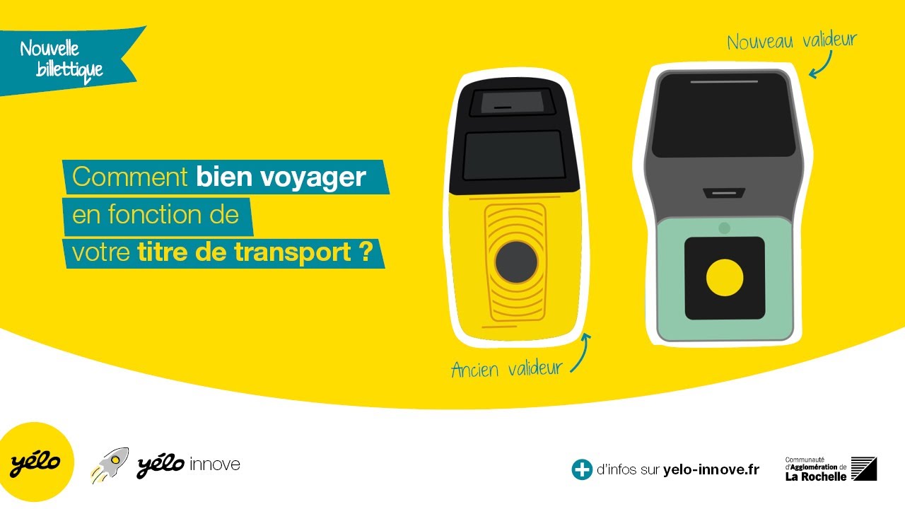 Yélo modernise sa billettique - Comment bien voyager en fonction de votre titre de transport ?