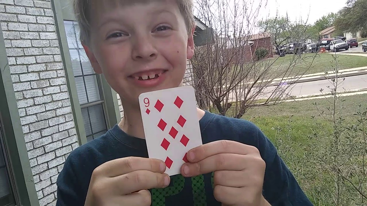 Trick of the day jumping card YouTube