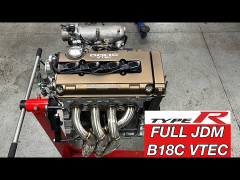 Rebuilding JDM B18C Type-R Engine // 1992 Honda Civic VX Build Project (Ep 5)