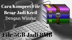 Tutorial Kompres File Besar Jadi Kecil Dengan Winrar  - Durasi: 3.03. 