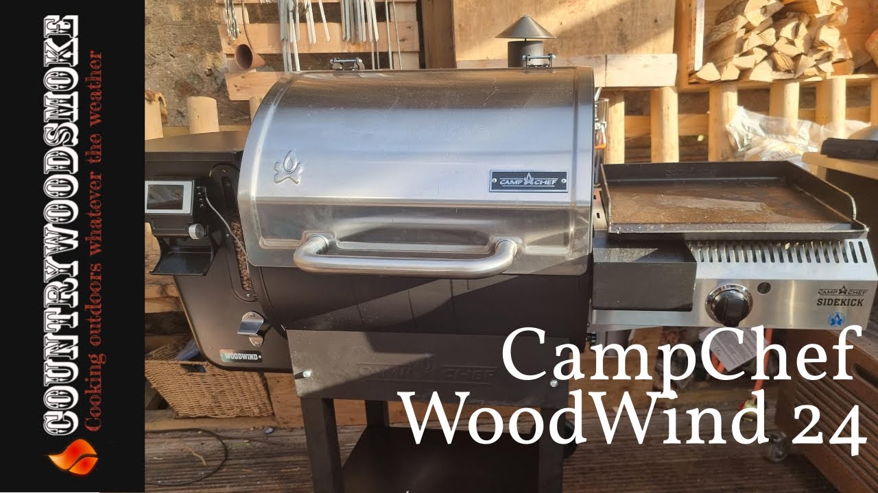 Camp Chef WoodWind Wifi 24 with Sidekick - YouTube