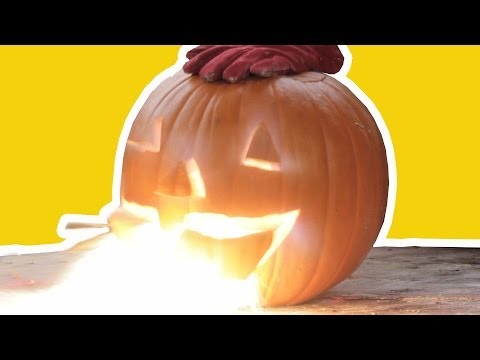 Slow mo Exploding Pumpkins  | Live Experiment with Jon Chase  | Head Squeeze