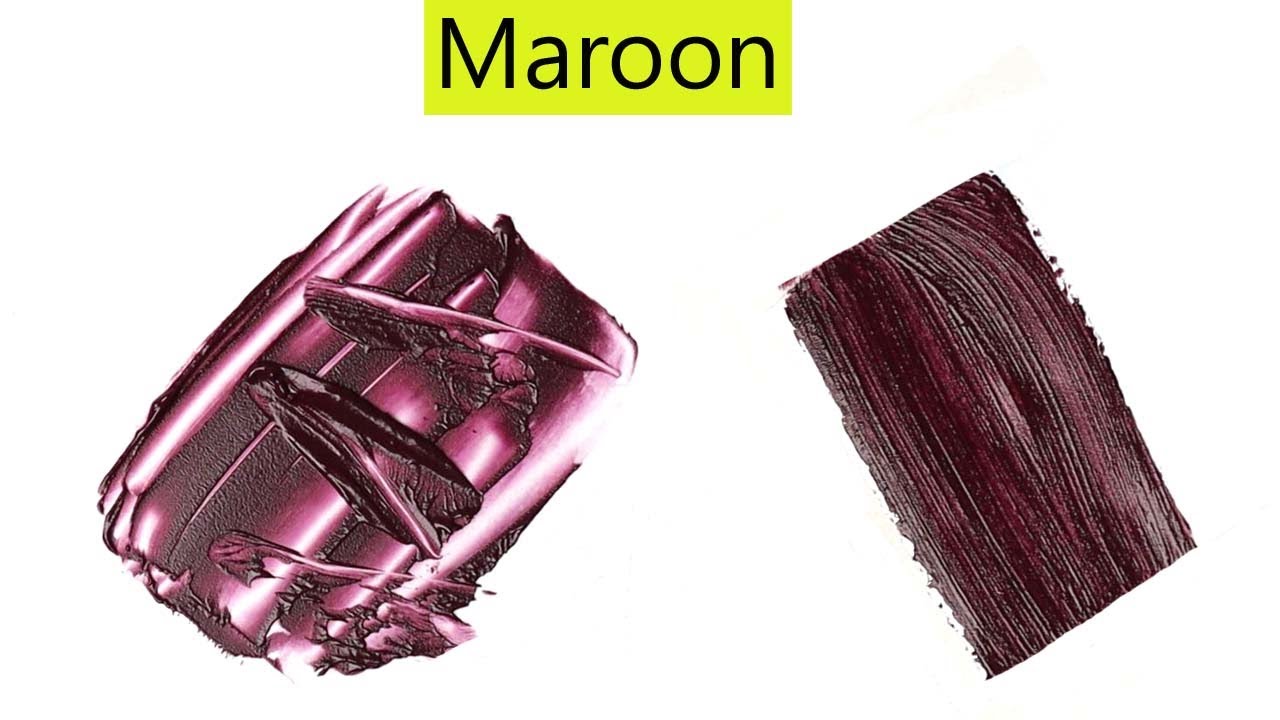 Maroon Color How To Make Maroon Color Color Mixing Video YouTube maroon-color-how-to-make-maroon-color-color-mixing-video-youtube