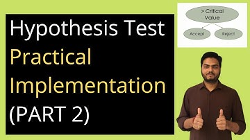 Hypothesis testing Practical Implementation Part 2|Hypothesis testing with data example in python