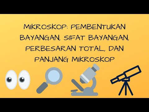 Mikroskop: Pembentukan Bayangan, Sifat Bayangan, Perbesaran Total, dan Panjang Mikroskop