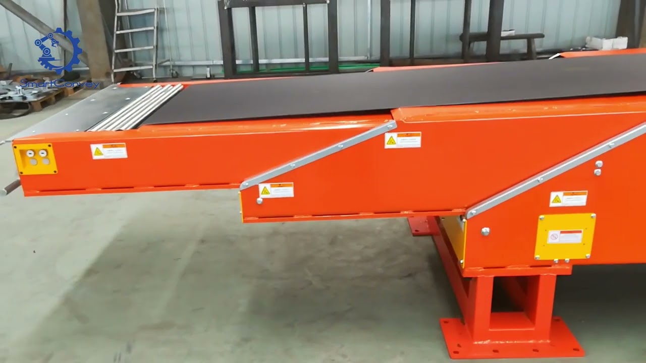 Telescopic Belt Conveyors extendable conveyor used for loading docks 
