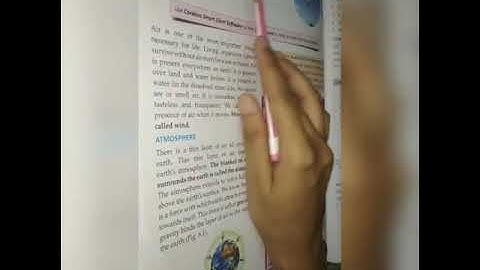 Class 6 Chemistry Chapter Air and Atmosphere M. M. Model School online classes Class VI