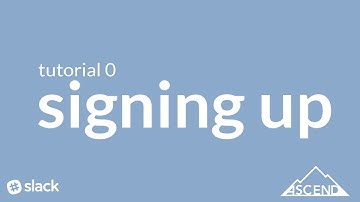Slack Tutorial 0: Signing up