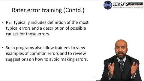 Rater error training|Performance Management Lecture In Hindi|Urdu HRM755 LECTURE 21