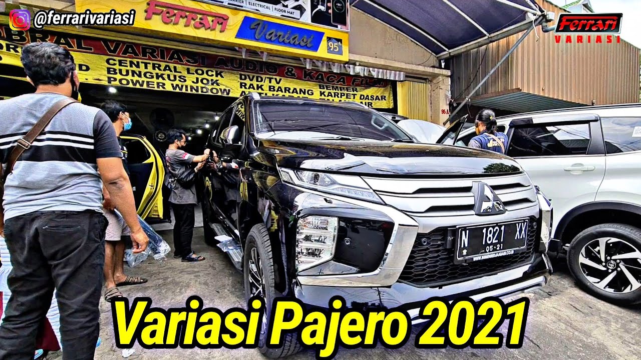 Terpasang Aksesoris Pajero Facelift 2021 Ferrari Variasi Surabaya Youtube