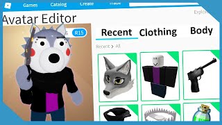 Pretending To Be Fake Willow The Wolf In Roblox Piggy
