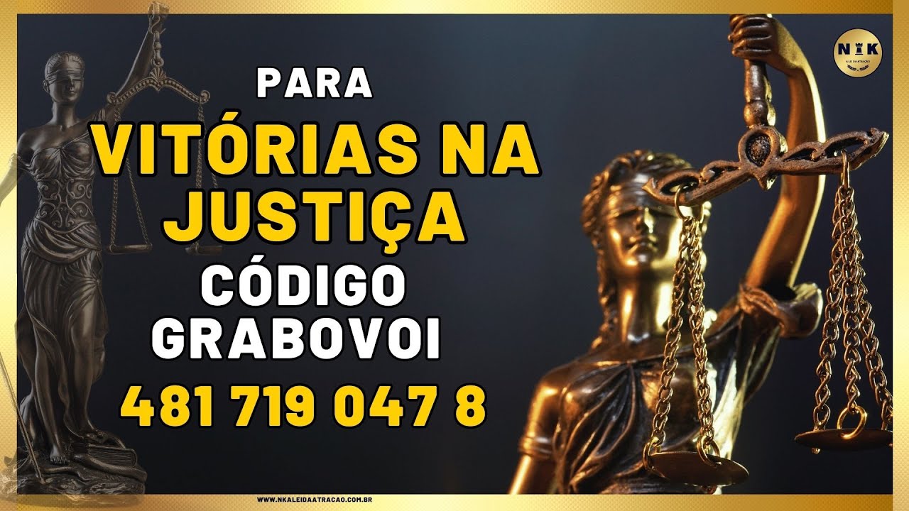 Obtenha vitórias na Justiça. êxito nos processos e demandas judiciais. Código Grabovoi 487 719 047 8