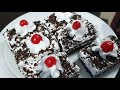 Easy pastry recipe  pastry cake recipe without oven and beater  easy black forest pastry