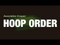 Hoop order in association croquet