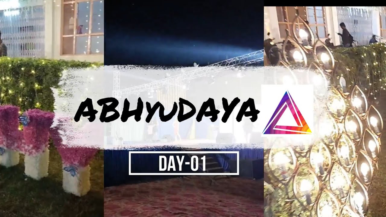 Abhyudaya Day-1 (VLOG) | MMMUT | CHIRAG RAI |