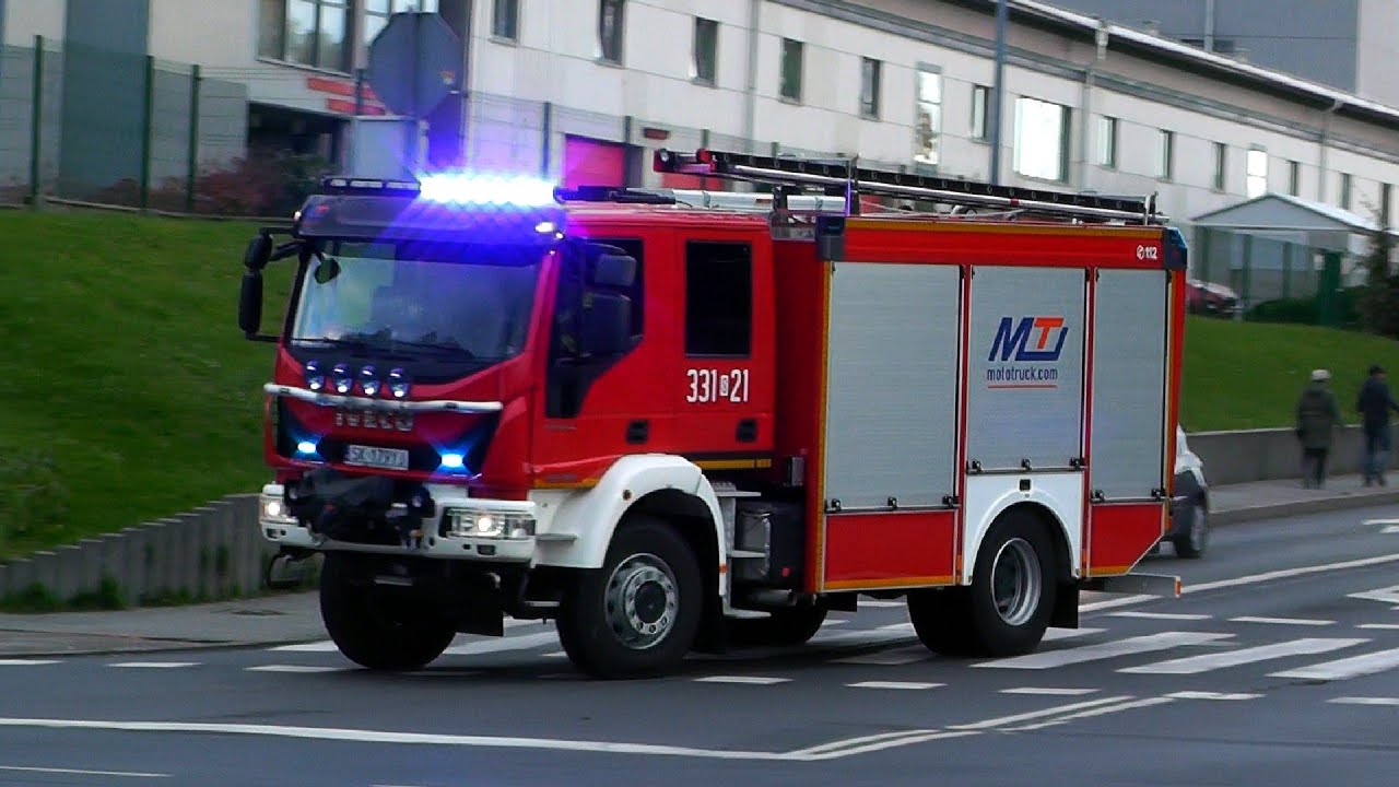 [Premierowe solo] Wyjazd alarmowy nowego 331[S]21 GBA Iveco Eurocargo /Moto Truck