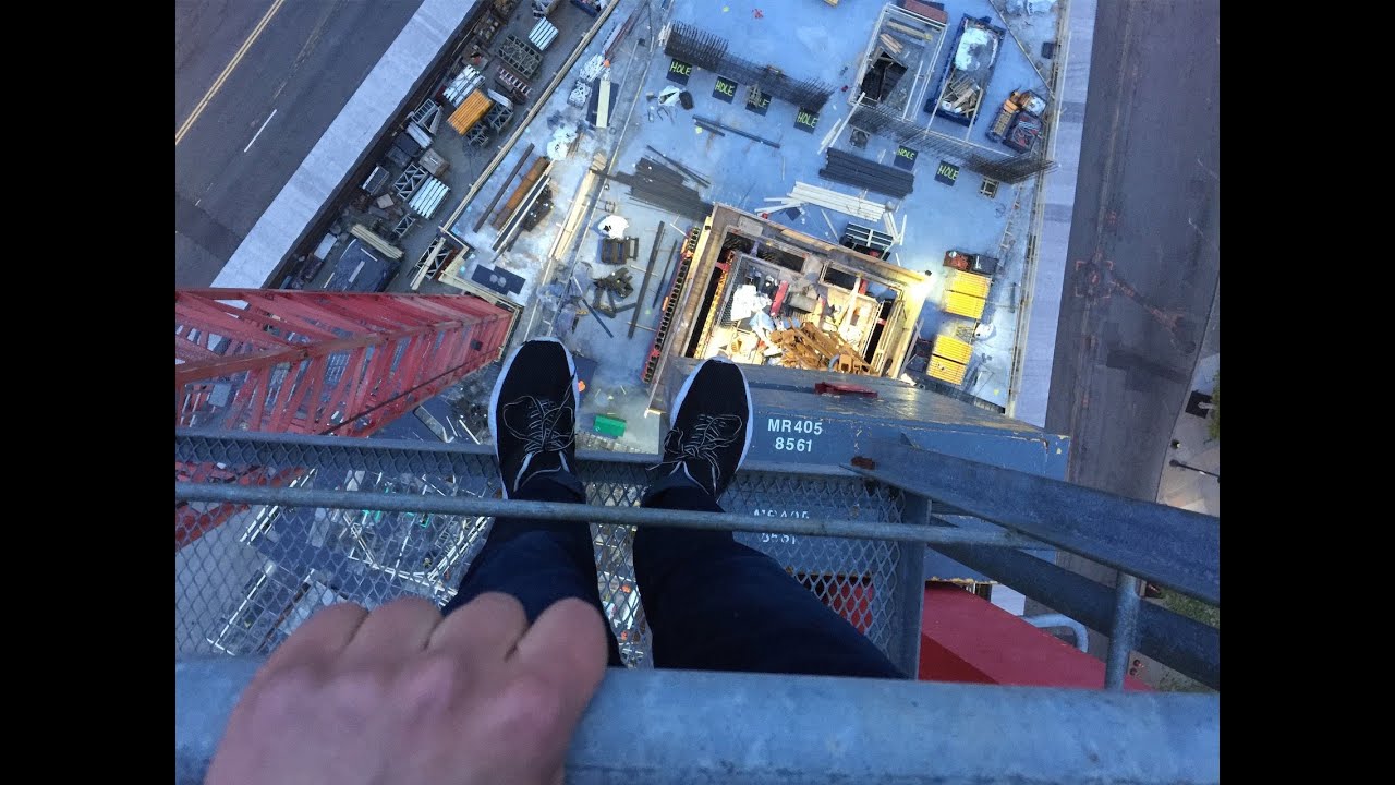Crane Climb in Boston - Full GoPro Version
