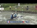 G. Klauss - M. Péché (FRA) - Semifinal C2M - 2016 ECA Canoe Slalom European Championships