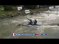 G. Klauss - M. Péché (FRA) - Semifinal C2M - 2016 ECA Canoe Slalom European Championships
