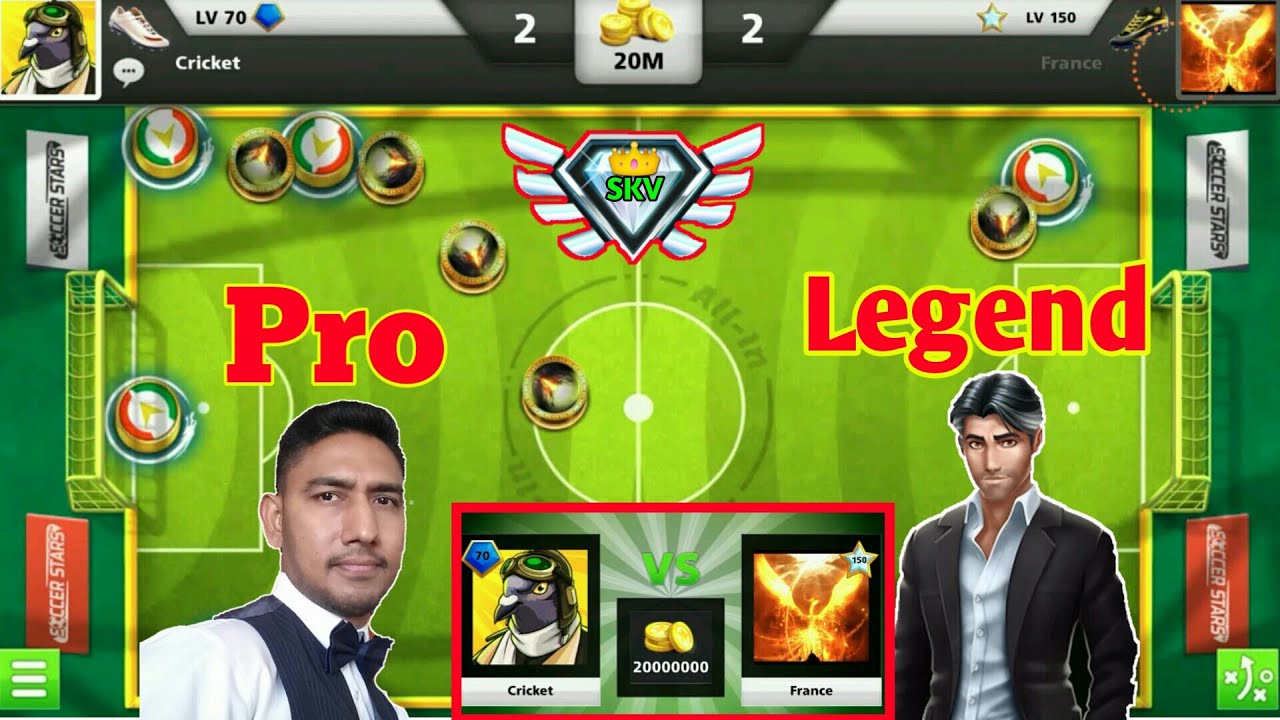 Tony Star vs Abdul ! Legend Player VS Pro player ! 20 Million ! All in All ! Soccer Stars ! FullGame