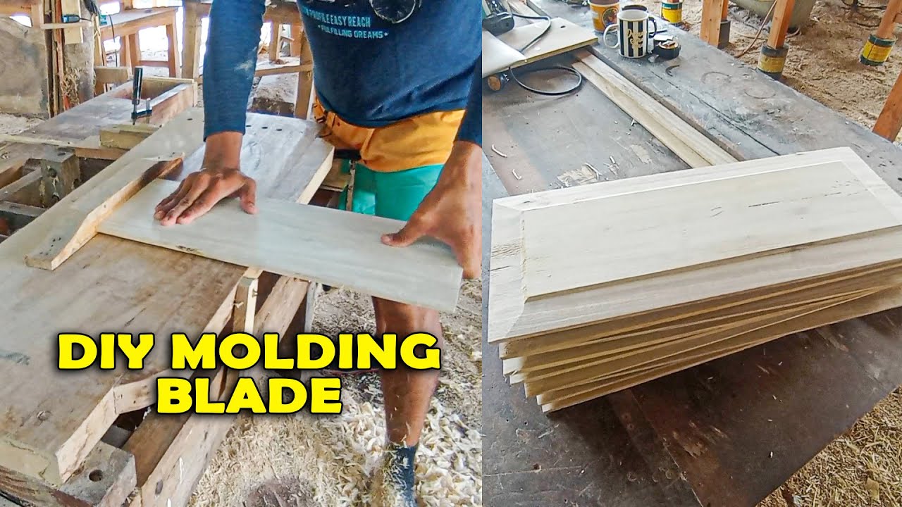 RAISED PANEL BOARDS | DIY MOLDING BLADE - YouTube