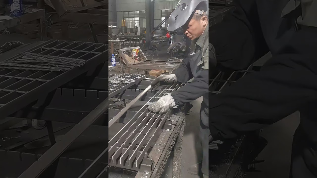Inside the Making of G325/30/100 Steel Grating | From Welding Sparks to Heavy-Duty Strength