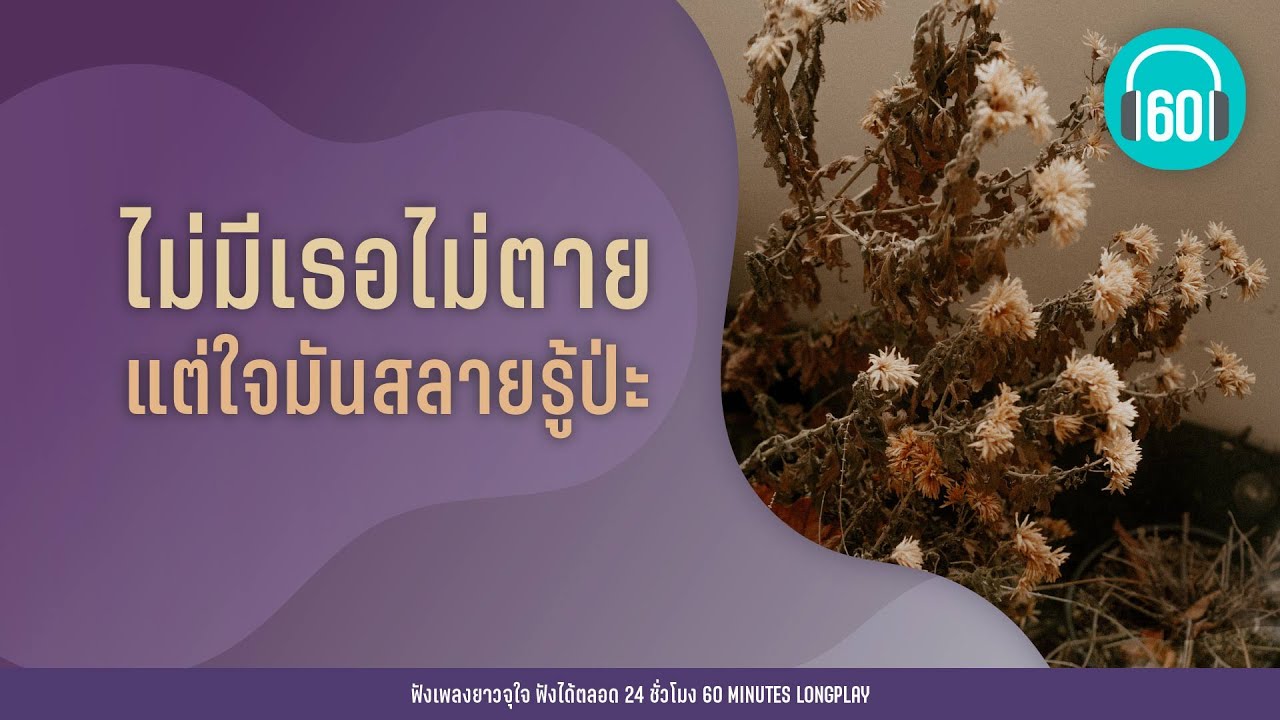 ไม่มีเธอไม่ตาย แต่ใจมันสลายรู้ป่ะ [อยู่ไป ไม่มีเธอ,เลิกรา,คบไม่ได้ ]【LONGPLAY】