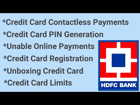 HDFC Bank Credit Card Activate Process