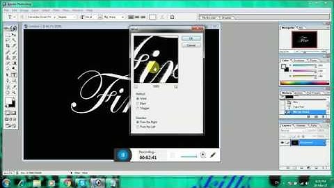 How to creat Fire Text in Adobe photoshop 7.0