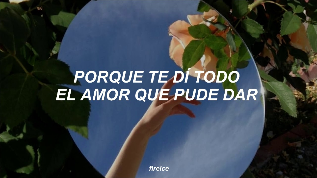 Yo sé que tienes Un nuevo amor Sin embargo, te deseo lo mejor Si en mí, no  encontraste Felicidad Tal vez, alguien más te la dará Como la…