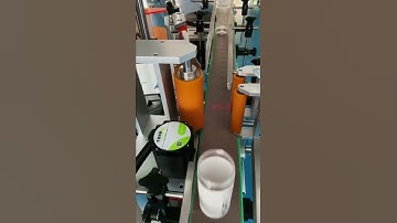 Automatic round bottle labeling machine