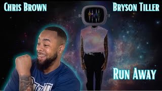 Chris Brown - Run Away (Visualizer) ft. Bryson Tiller | Reaction