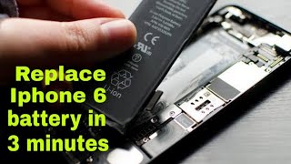 How to Replace Iphone 6 Battery in 3 Minutes